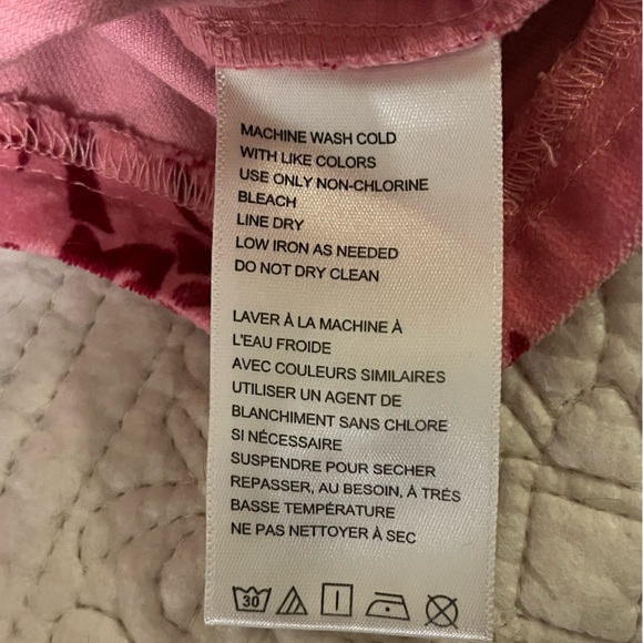 Urban Outfitters Pink and Burgundy Velvet Corset Top, size Small - Picture 9 of 9